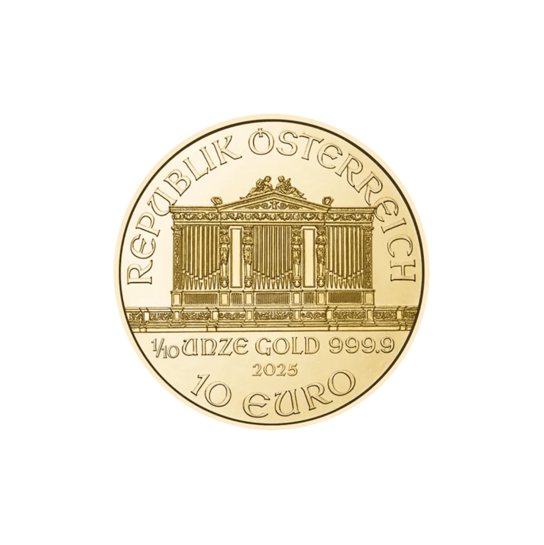 Pièce Philharmonique 1/10 Once Or - GoldUnion