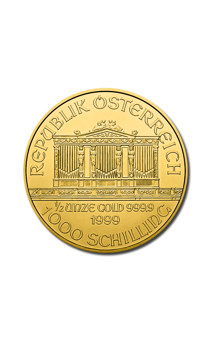 Pièce Philharmonique 1/2 Once Or - GoldUnion