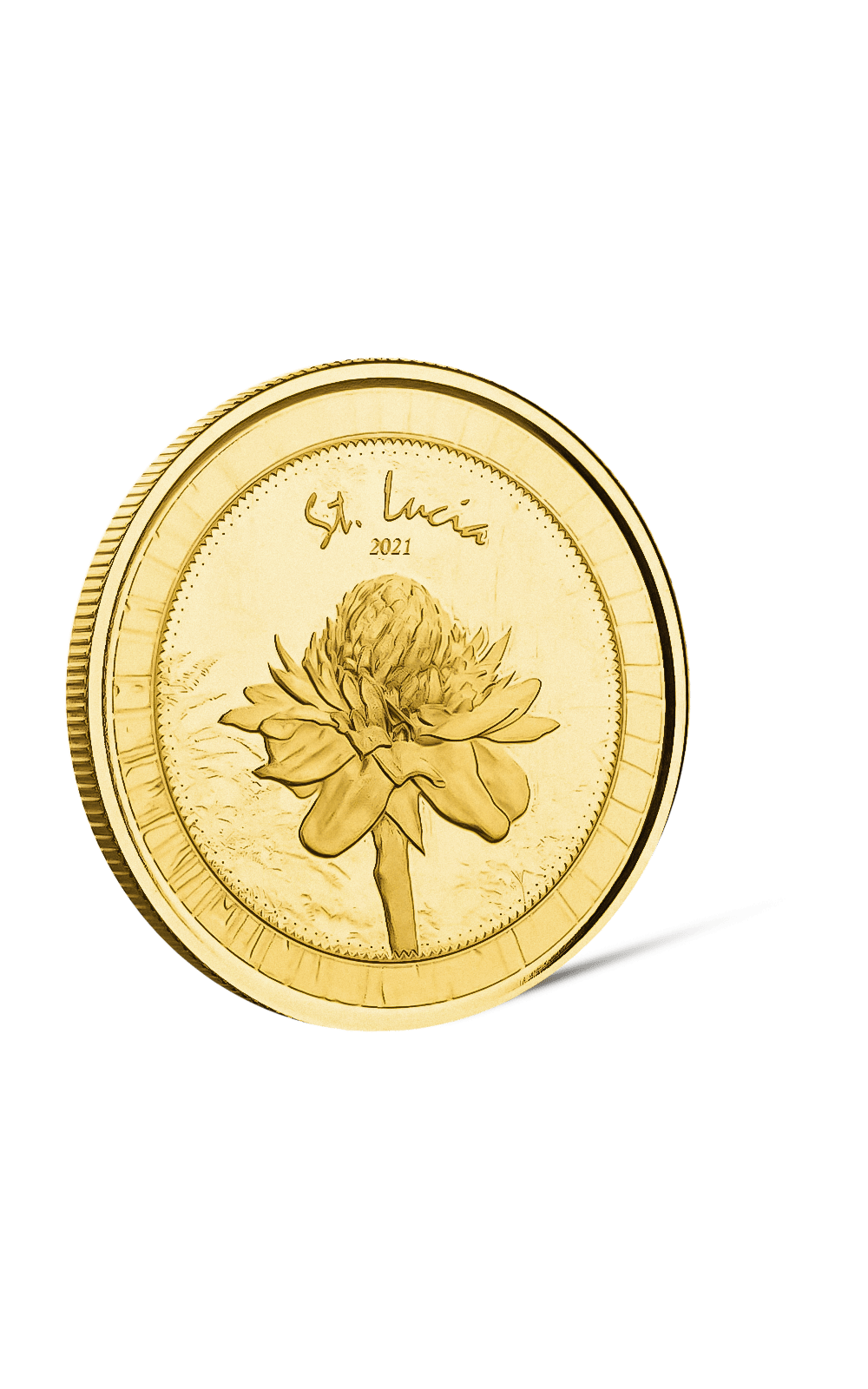 Pièce Saint Lucia 1 Once Or - GoldUnion