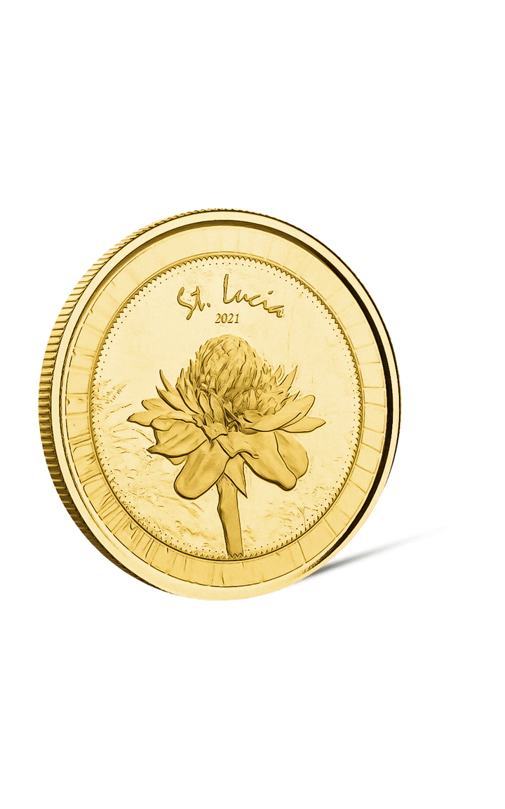 Pièce Saint Lucia 1 Once Or - GoldUnion