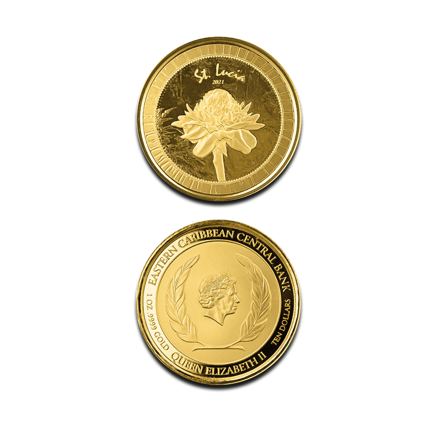 Pièce Saint Lucia 1 Once Or - GoldUnion