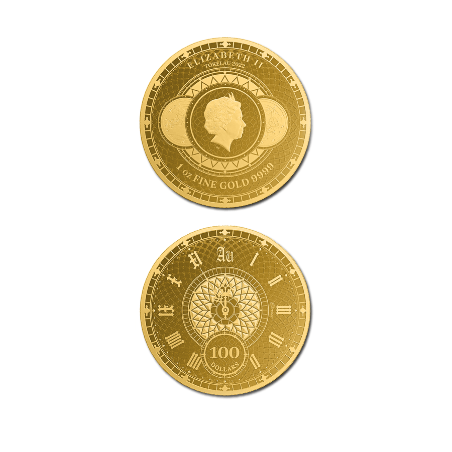 Pièce Tokelau Chronos 1 Once Or - GoldUnion