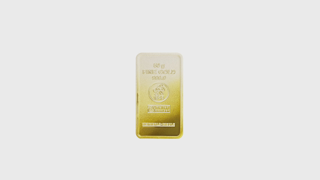 Lingotto d'oro da 50 g – LBMA