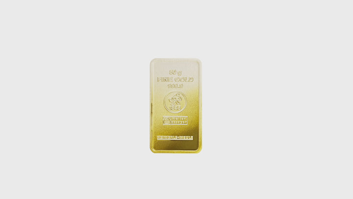 Lingotto d'oro da 50 g – LBMA
