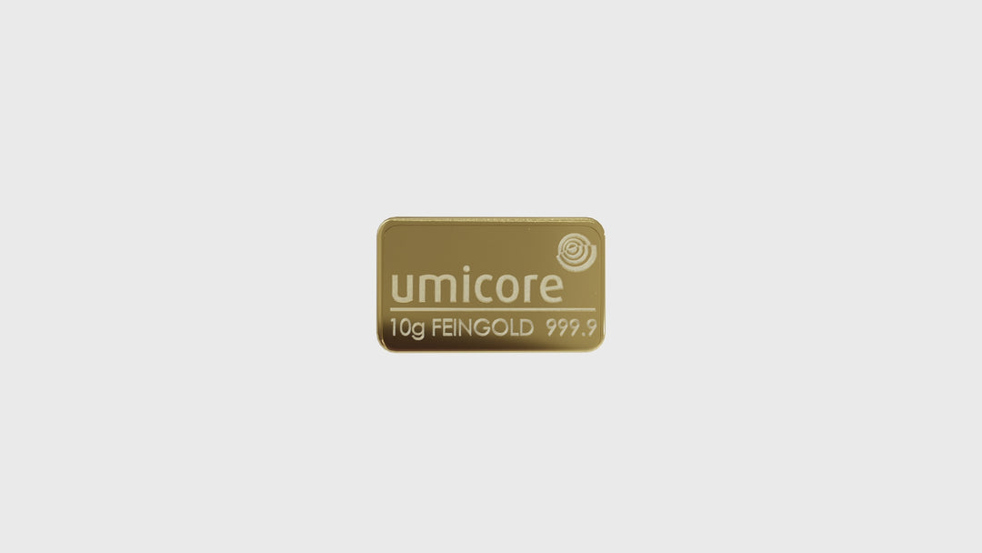 Lingotto d'oro da 10 g - LBMA