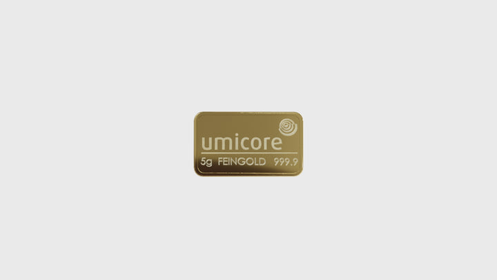 Lingotto d'oro da 5 g - LBMA