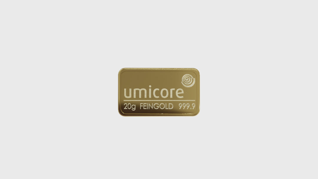 Lingotto d'oro da 20 g - LBMA