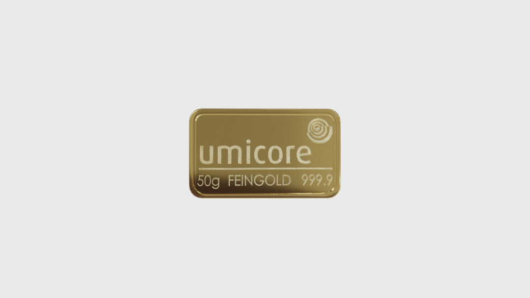 Lingotto d'oro da 50 g – LBMA